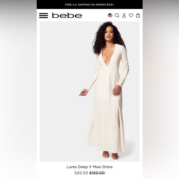 Deep V maxi dress.***PLEASE READ THE DESCRIPTION CAREFULLY, Thanks*** - Picture 16 of 16